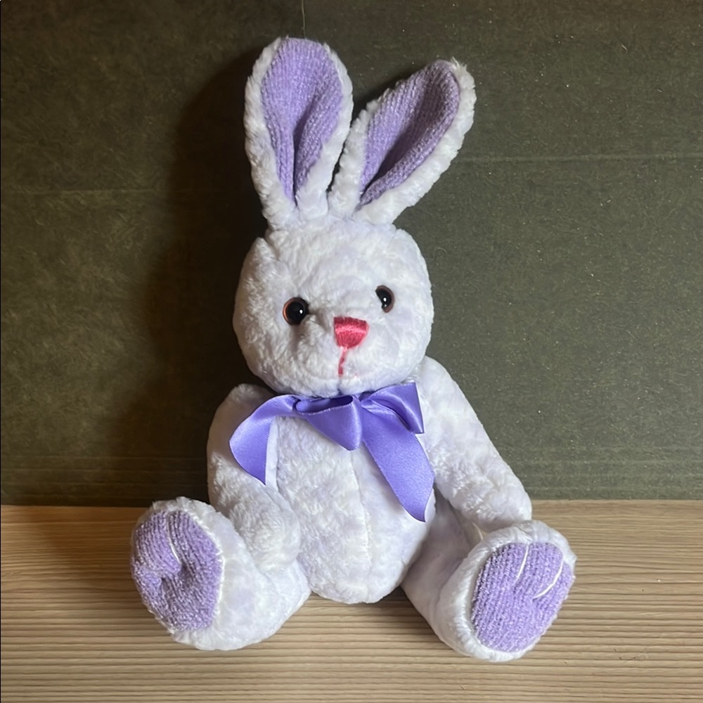Purple Plush Bunny Toy